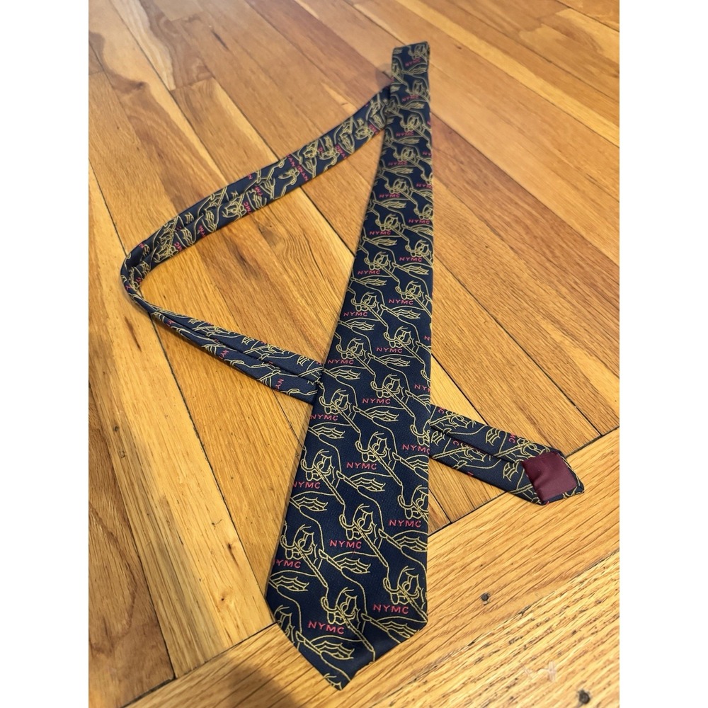 Vtg Pick-Smith LTD Tie New York Medical College Surgical Scalpel Graphic NYMC